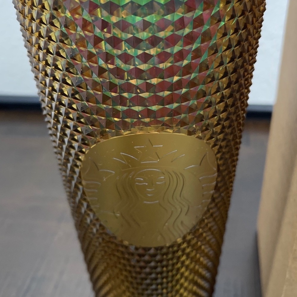 Starbucks Disney World 50th Anniversary Gold Studded Venti Tumbler 24oz - Picture 4 of 5
